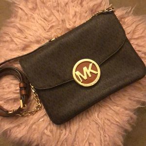 Michael Kors Fulton Coated Twill Crossbody